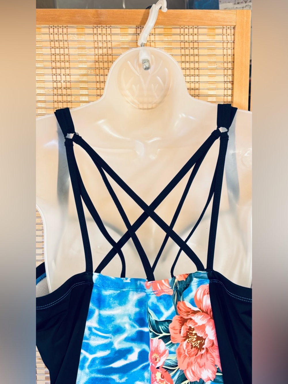 Torrid Adorable floral black  full coverage plus size 0 swimsuit one piece - Picture 8 of 16